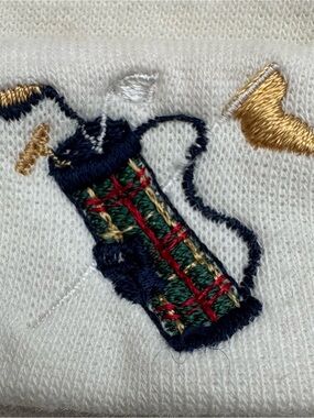 Vintage PBJ Sport Women’s White Golf Turtle Neck Retro Classic Size XL USA Made